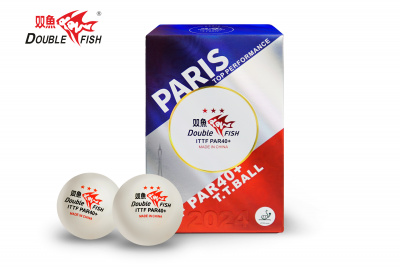 Мячи для н/т Double Fish PAR40+ 3*** (paris(6 шт/упак.) р-р.40+